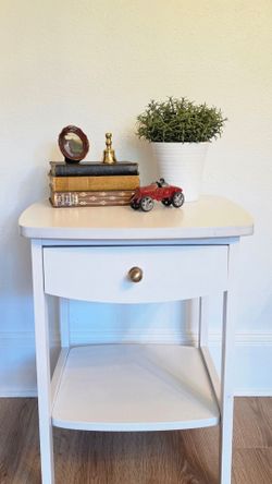 White Nightstand / Accent Table