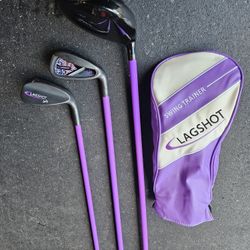 Lag Shot Lady Combo: Driver, 7 Iron, Wedge