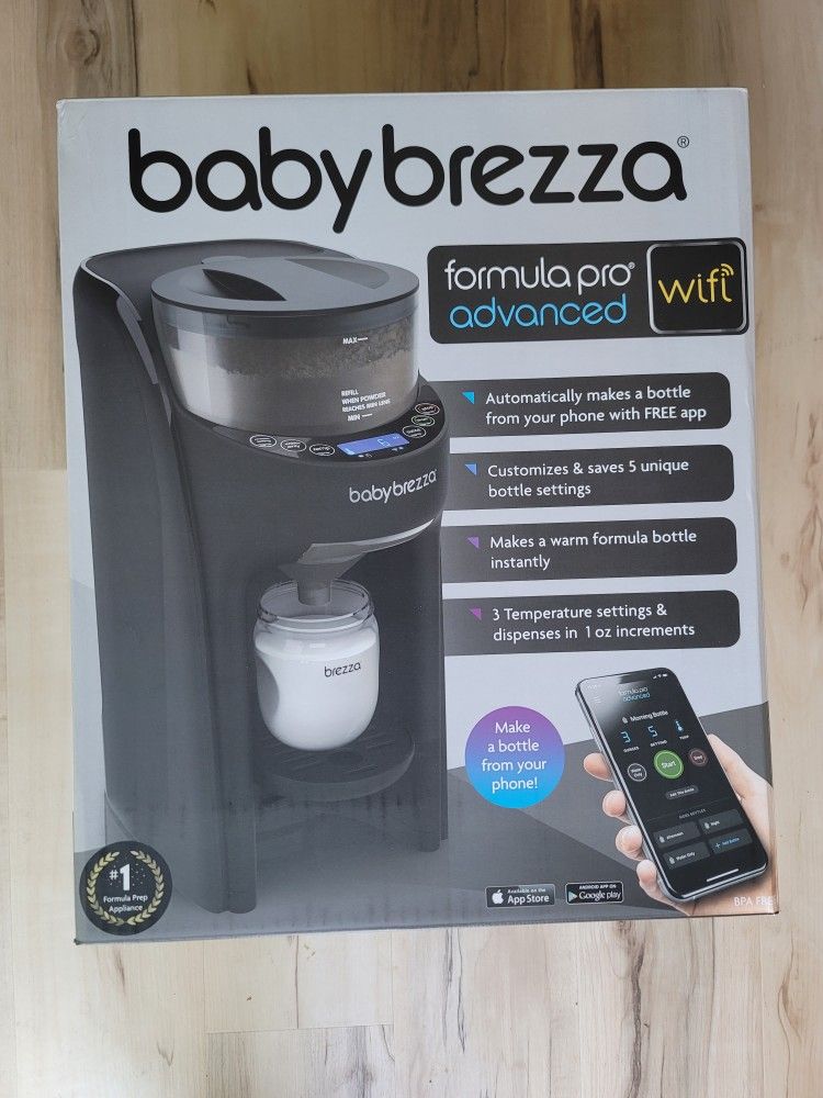 Baby Brezza Formula Pro Advanced WiFi Baby Formula Dispenser Digital Control New