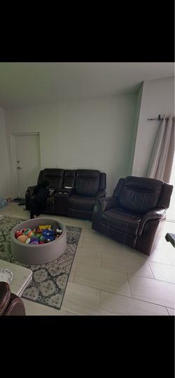 Couch and recliner