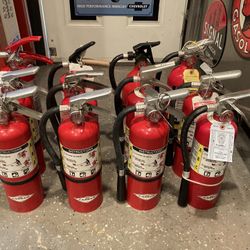 Fire Extinguishers Full A,B,C. 5 lbs. Price Each
