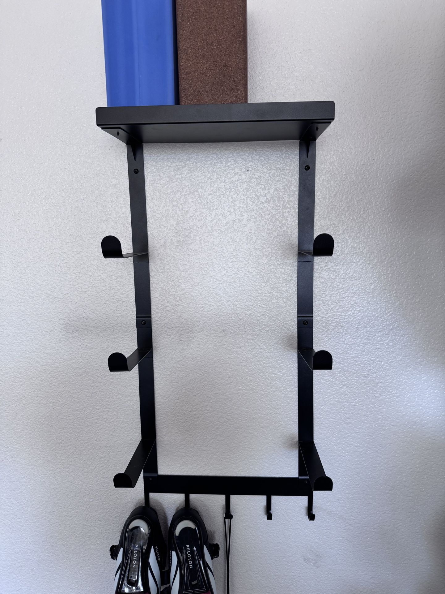 For Sale: Wall Rack for Exercise and Yoga Equipment