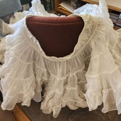 Petticoat Slip With Lots Of Ruffles