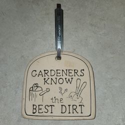 Handmade Gardeners Know the Best Dirt Clay Art w/ Hanger