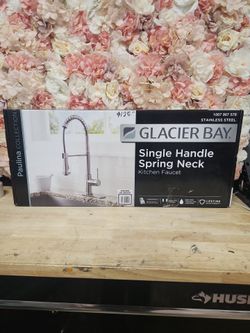 Glacier Bay
Paulina Single-Handle Spring Neck Pull Down Sprayer Kitchen Faucet in Stainless Steel