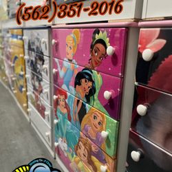 Princess Five Drawer Dresser Chest Cajonera Compressed New 