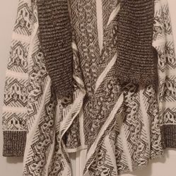 Asymmetric Knit Cardigan 