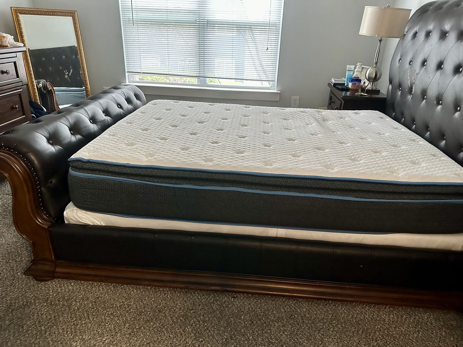 Sleigh Bed Frame 