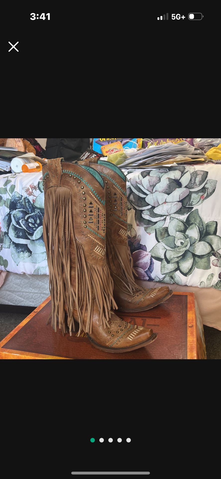 Corral Fringe Woman’s Boots 