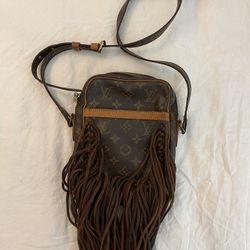 Fringe Authentic Vintage Louis Vuitton Crossbody 