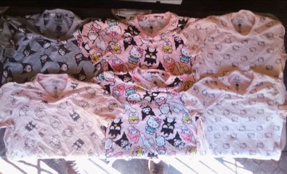"SANRIO" HELLO KITTY CLOTHING GIRLS SIZES XS(4-5), S(6-6X)(7), M(8-10), L(10-12), XL(14)