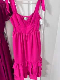 Vestido rosa talla L
