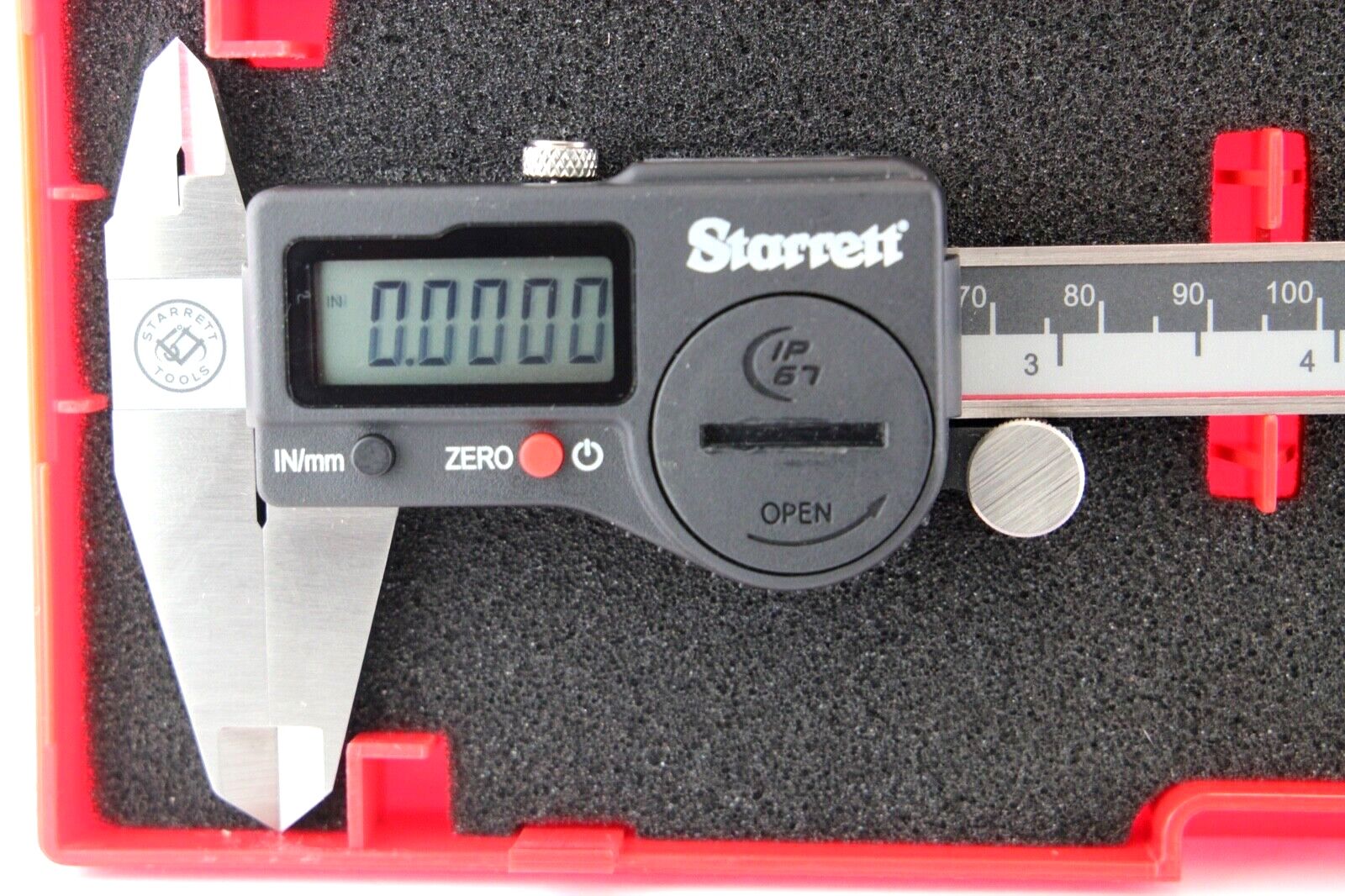 Starrett 798B 6/150 Digital Caliper, Stainless Steel, Battery Powered Tool