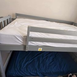 Bunk Bed With Slide And Mattresses
