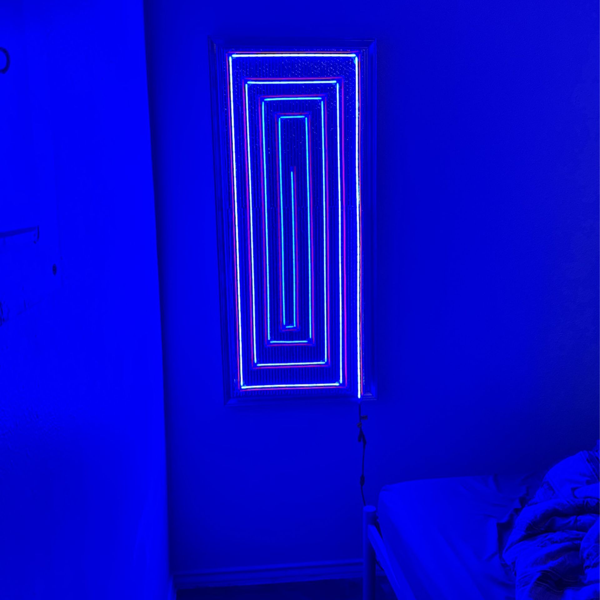 Blue/red Light Therapy And Or Wall Art