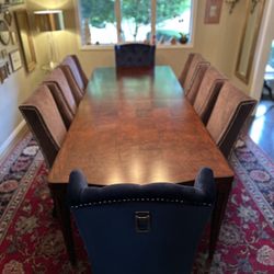 8 Person Dining Table And Chairs.  High Quality