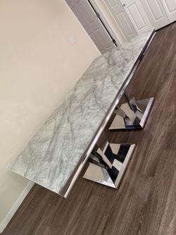 Marble dining table