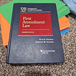 First Amendment Law 8th Edition - Feldman/Sullivan