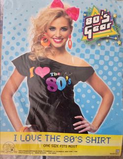 Adult I Love the 80's Shirt