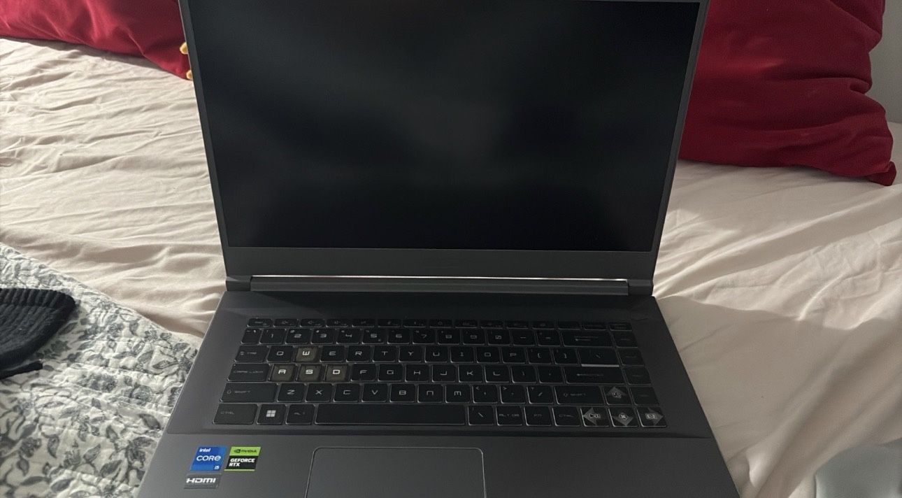 Msi Thin 15”6 With A Tuf Gaming monitor 1080p 180