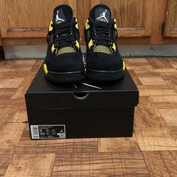 Retro 4 Yellow Thunder Sz 12