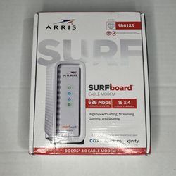 ARRIS SURFboard SB6183 DOCSIS 3.0 16x4 Gigabit Cable Modem, Comcast Xfinity, Cox, Spectrum and mor