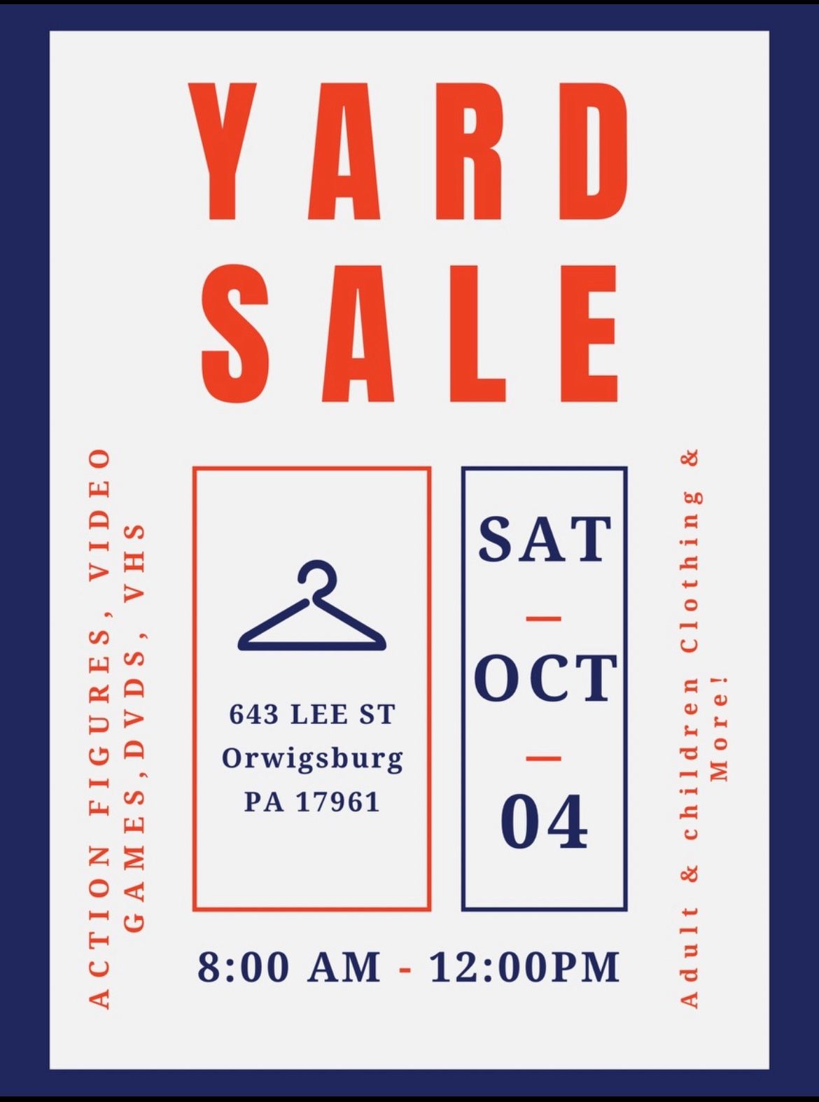 Large Yard Sale
