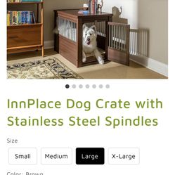 Brand new Wood Dog Crate In Box