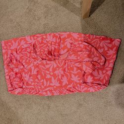 Pink sundress with tie in the back