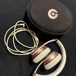 Rose Gold Beats Headphones