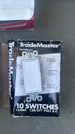 15 Amp Single-pole Switch’s