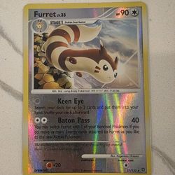 Pokemon Card - Furret Secret Wonders 27/132 Reverse Holo - NM