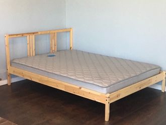 Free full size bed frame (no mattress)