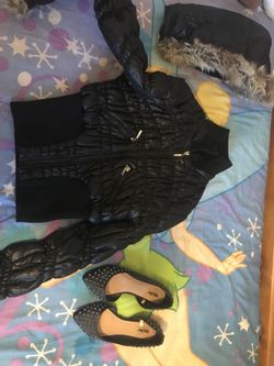 Size 6 flats jacket small