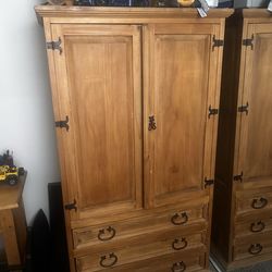 Rustic Armoire/Entertainment Stand