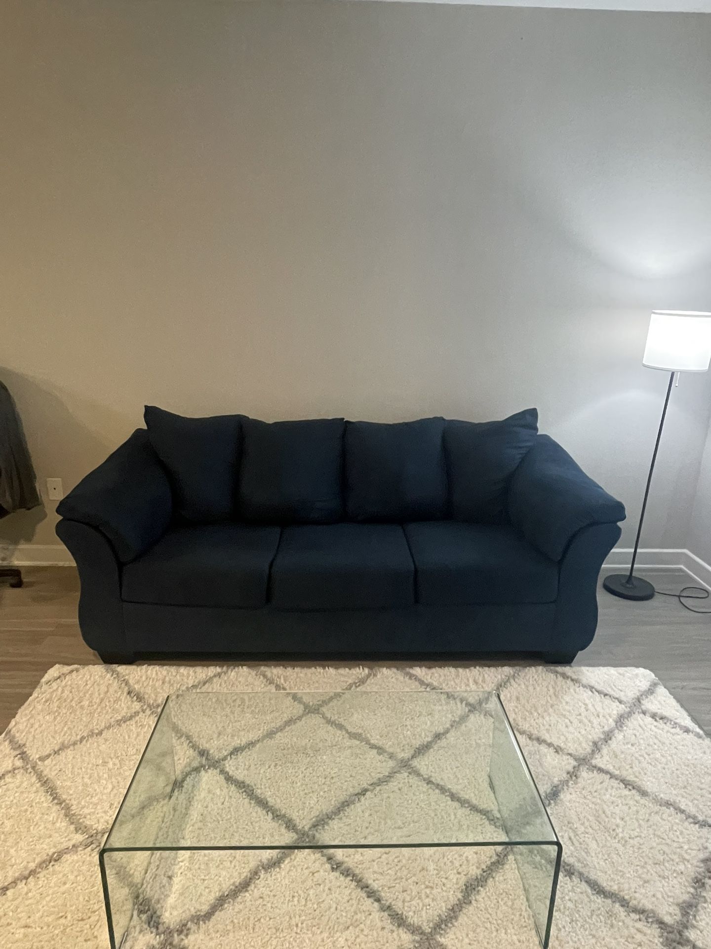 Beautiful Navy Blue Sofa