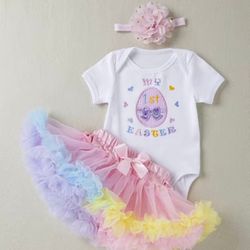 baby girls 1st Easter outfit size 3-6mos 