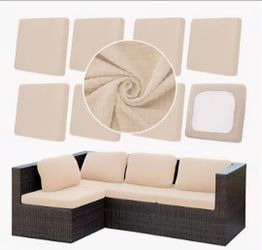Cushion covers only, stretchable elastic
