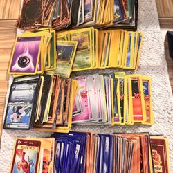 Many of the 1000+ Pokemon and Yu-Gi-Oh