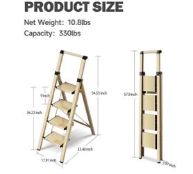 Brand new gold 4 step ladder