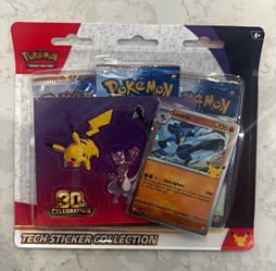 Pokemon 30th Celebration Tech Sticker Collection Lucario