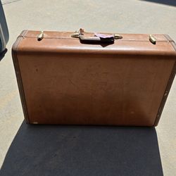 vintage  Samsonite  suitcase luggage