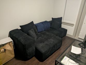 Modular Black Couch