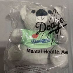 2025 Dodgers Mental Health Awareness Koala Bear Plush SGA