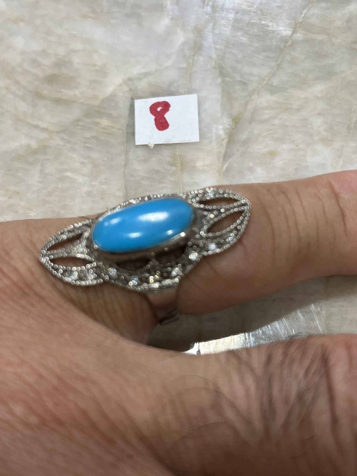 For Wedding Ring 925 Sterling Silver Size 8
