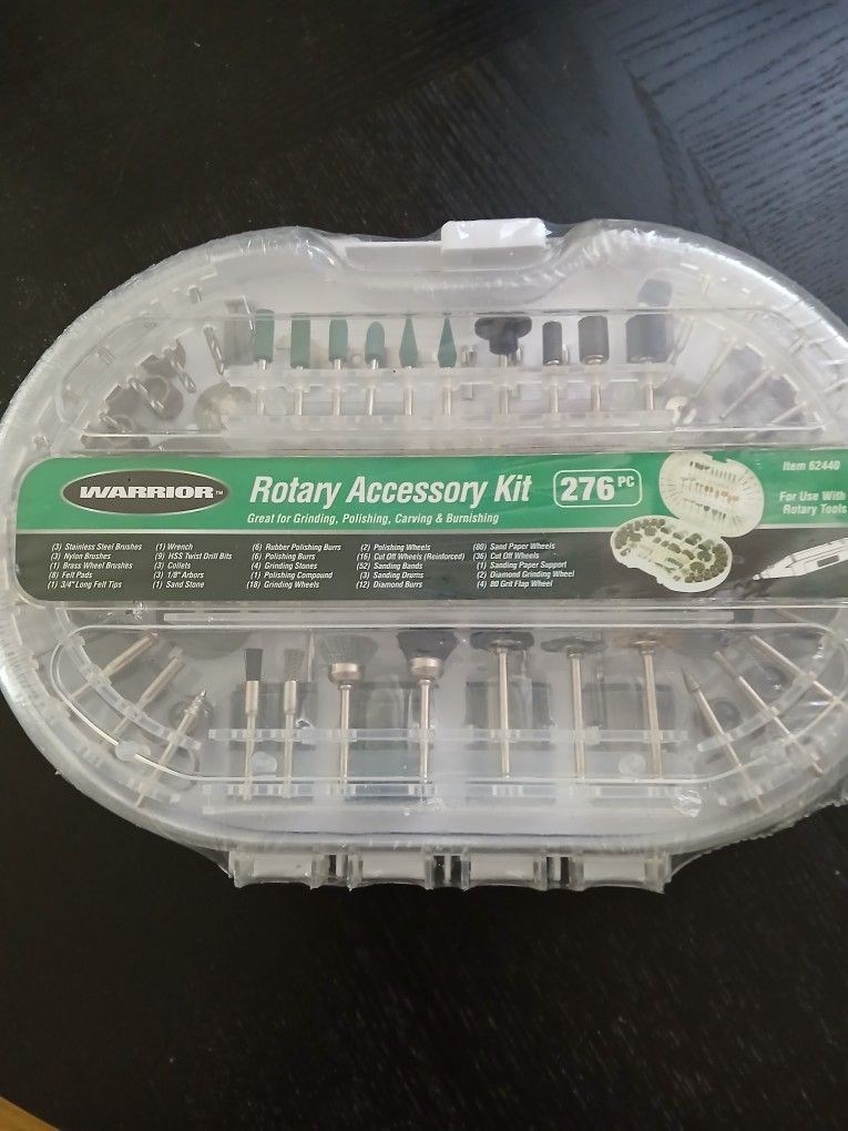 276pc Warrior Rotary Tool Accessory Kit