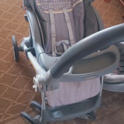 Graco Adjustable Stroller With Car seat 