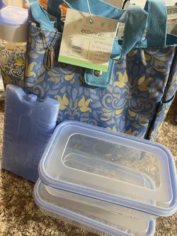 Blue lunch Bag