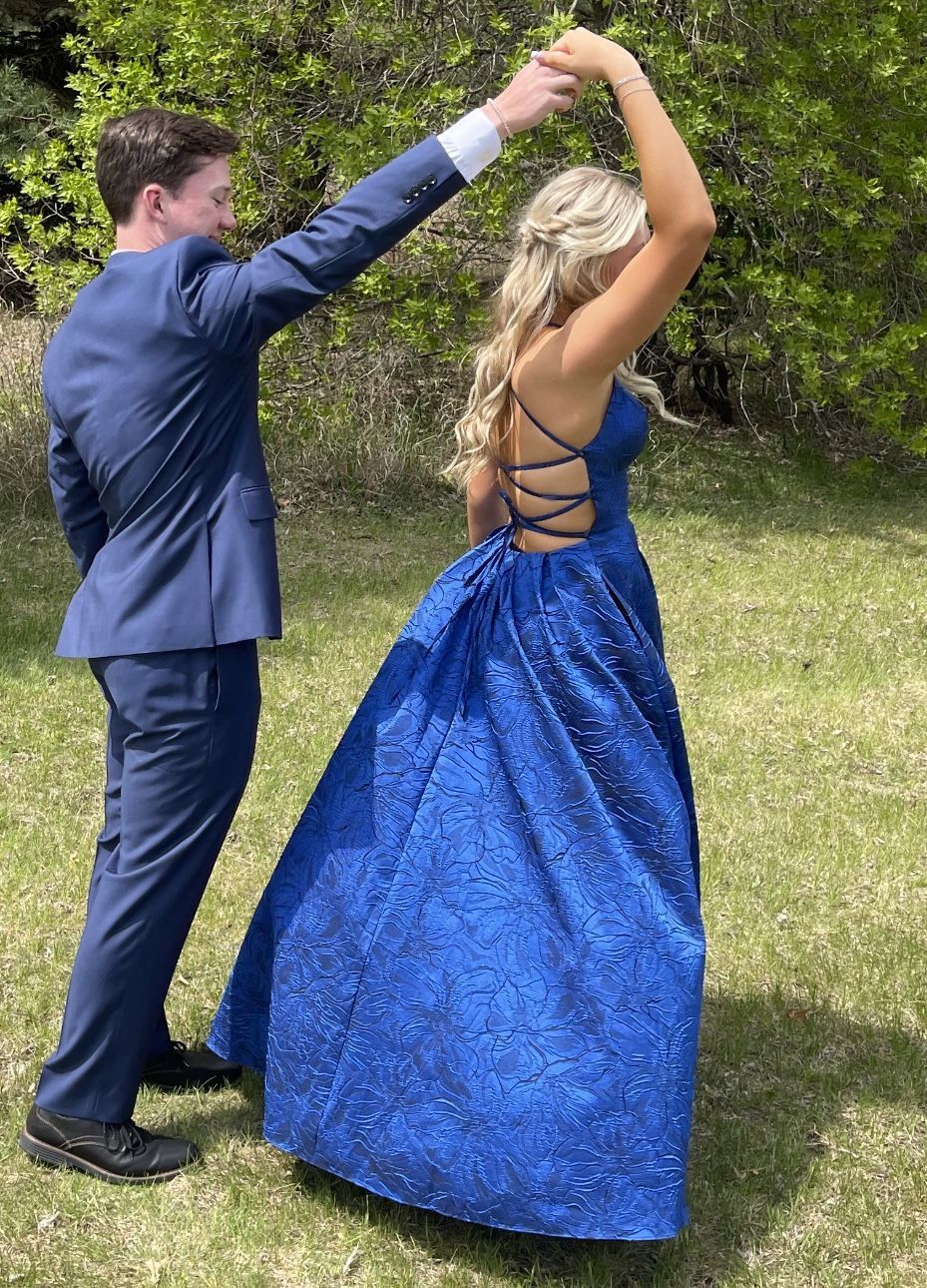 Blue Prom Dress Jules And Cleo Size 8