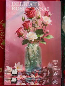 BAKA "Coming Up Roses" Construction Brick Set (New)